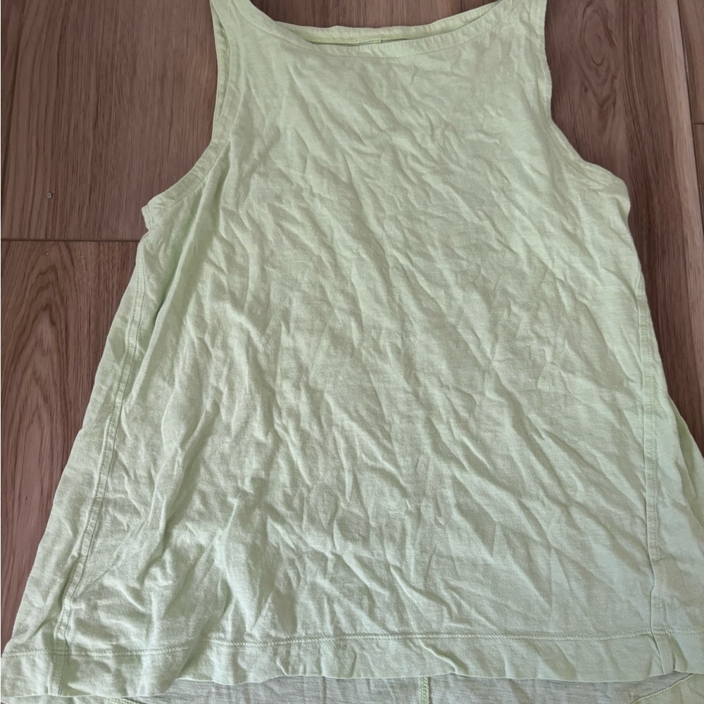 LOFT Light Green Tank Top